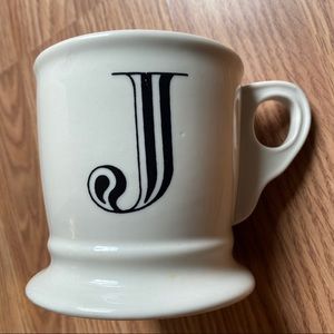 Anthropologie Monogram Mug “J”